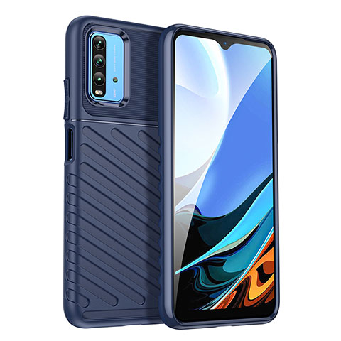 Funda Silicona Carcasa Goma Twill MF1 para Xiaomi Redmi 9 Power Azul