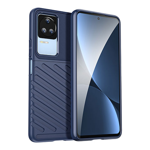 Funda Silicona Carcasa Goma Twill MF1 para Xiaomi Redmi K40S 5G Azul