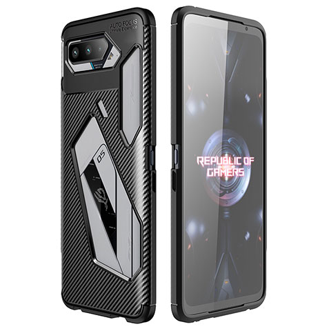 Funda Silicona Carcasa Goma Twill para Asus ROG Phone 5 ZS673KS Negro