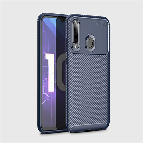 Funda Silicona Carcasa Goma Twill para Huawei Enjoy 9s Azul