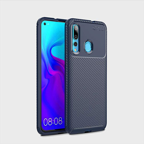 Funda Silicona Carcasa Goma Twill para Huawei Nova 4 Azul