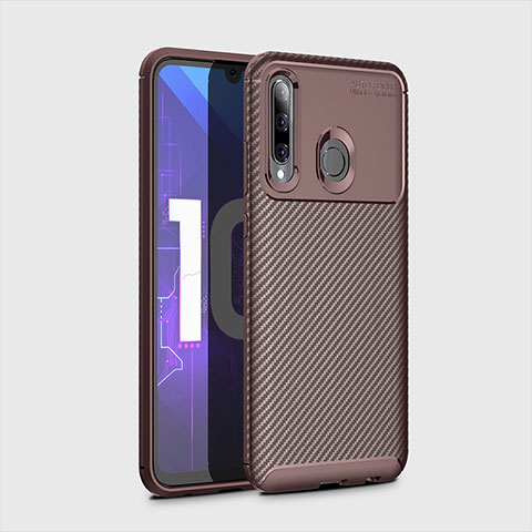 Funda Silicona Carcasa Goma Twill para Huawei P Smart+ Plus (2019) Marron