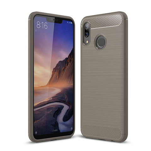 Funda Silicona Carcasa Goma Twill para Huawei P Smart+ Plus Gris