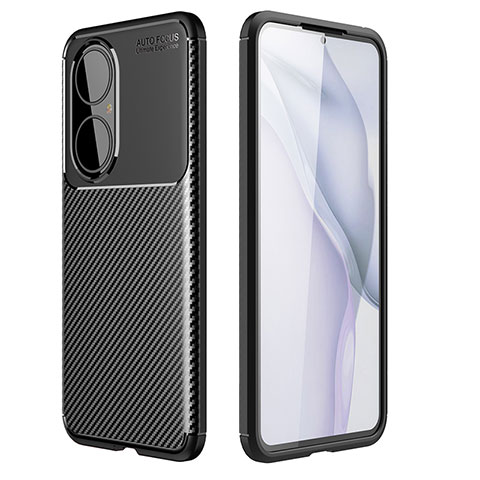 Funda Silicona Carcasa Goma Twill para Huawei P50 Pro Negro