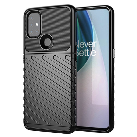 Funda Silicona Carcasa Goma Twill para OnePlus Nord N10 5G Negro