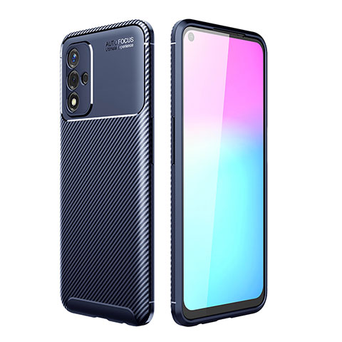 Funda Silicona Carcasa Goma Twill para Oppo A93s 5G Azul