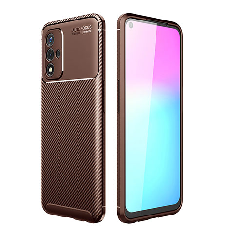 Funda Silicona Carcasa Goma Twill para Oppo A93s 5G Marron