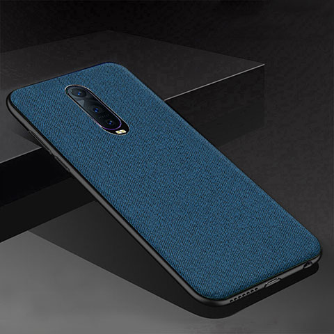 Funda Silicona Carcasa Goma Twill para Oppo R17 Pro Azul