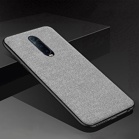 Funda Silicona Carcasa Goma Twill para Oppo R17 Pro Gris