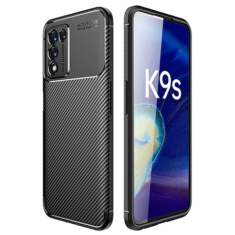 Funda Silicona Carcasa Goma Twill para Realme 9 SE 5G Negro