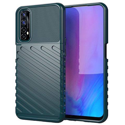 Funda Silicona Carcasa Goma Twill para Realme Narzo 30 4G Verde Noche