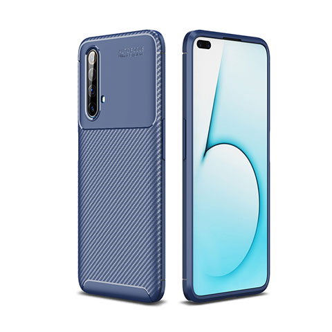 Funda Silicona Carcasa Goma Twill para Realme X3 SuperZoom Azul