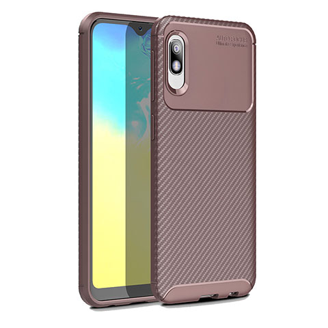 Funda Silicona Carcasa Goma Twill para Samsung Galaxy A10e Marron