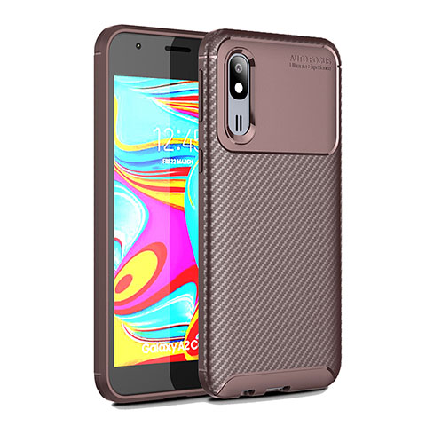 Funda Silicona Carcasa Goma Twill para Samsung Galaxy A2 Core A260F A260G Marron