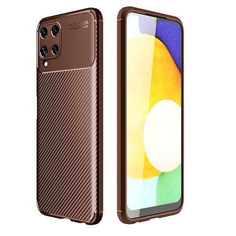 Funda Silicona Carcasa Goma Twill para Samsung Galaxy A22 4G Marron