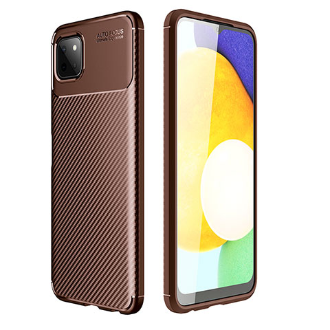 Funda Silicona Carcasa Goma Twill para Samsung Galaxy A22s 5G Marron