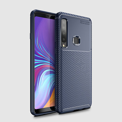 Funda Silicona Carcasa Goma Twill para Samsung Galaxy A9 (2018) A920 Azul