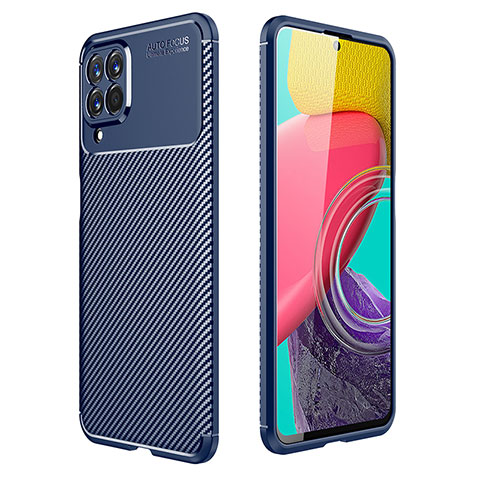 Funda Silicona Carcasa Goma Twill para Samsung Galaxy M53 5G Azul