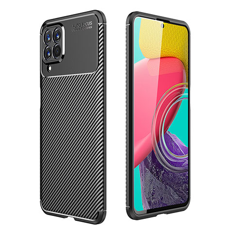 Funda Silicona Carcasa Goma Twill para Samsung Galaxy M53 5G Negro