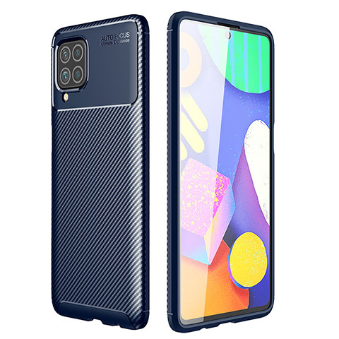 Funda Silicona Carcasa Goma Twill para Samsung Galaxy M62 4G Azul