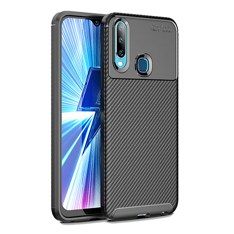 Funda Silicona Carcasa Goma Twill para Vivo Y12 Negro