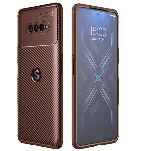 Funda Silicona Carcasa Goma Twill para Xiaomi Black Shark 4 5G Marron