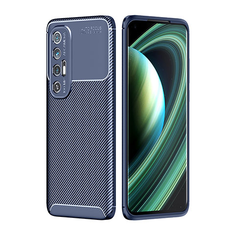 Funda Silicona Carcasa Goma Twill para Xiaomi Mi 10S 5G Azul