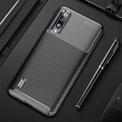 Funda Silicona Carcasa Goma Twill para Xiaomi Mi A3 Negro