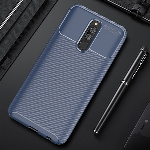 Funda Silicona Carcasa Goma Twill para Xiaomi Redmi 8 Azul