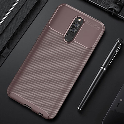 Funda Silicona Carcasa Goma Twill para Xiaomi Redmi 8 Marron