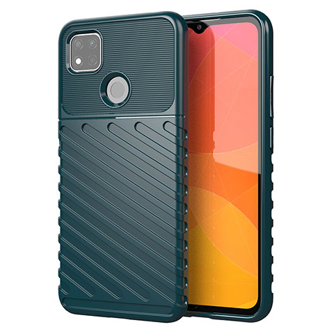 Funda Silicona Carcasa Goma Twill para Xiaomi Redmi 9 India Verde Noche