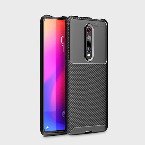 Funda Silicona Carcasa Goma Twill para Xiaomi Redmi K20 Negro