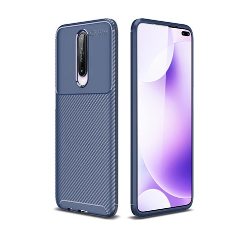 Funda Silicona Carcasa Goma Twill para Xiaomi Redmi K30 4G Azul