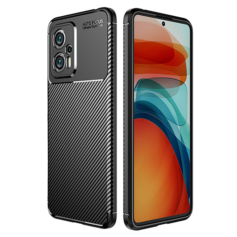 Funda Silicona Carcasa Goma Twill para Xiaomi Redmi Note 11T Pro 5G Negro