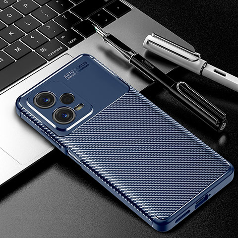 Funda Silicona Carcasa Goma Twill para Xiaomi Redmi Note 12 Pro+ Plus 5G Azul