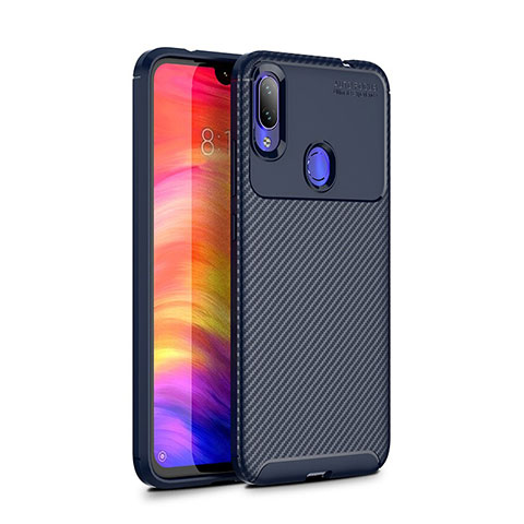 Funda Silicona Carcasa Goma Twill para Xiaomi Redmi Note 7 Pro Azul