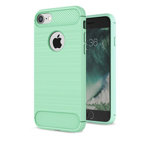 Funda Silicona Carcasa Goma Twill S01 para Apple iPhone 8 Verde