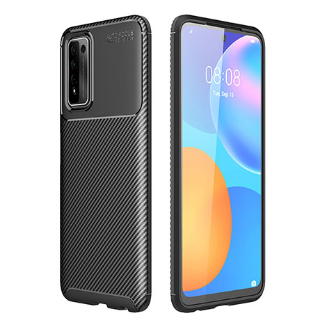 Funda Silicona Carcasa Goma Twill S01 para Huawei Honor 10X Lite Negro