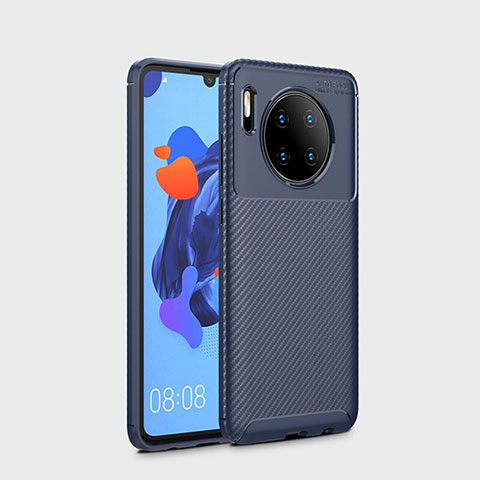 Funda Silicona Carcasa Goma Twill S01 para Huawei Mate 30 Azul