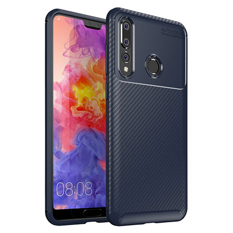 Funda Silicona Carcasa Goma Twill S01 para Huawei Nova 4e Azul