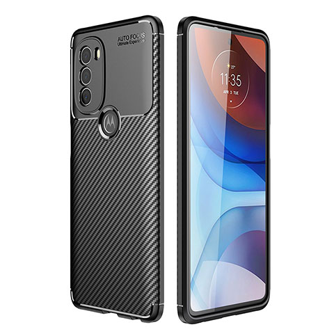 Funda Silicona Carcasa Goma Twill S01 para Motorola Moto G71 5G Negro