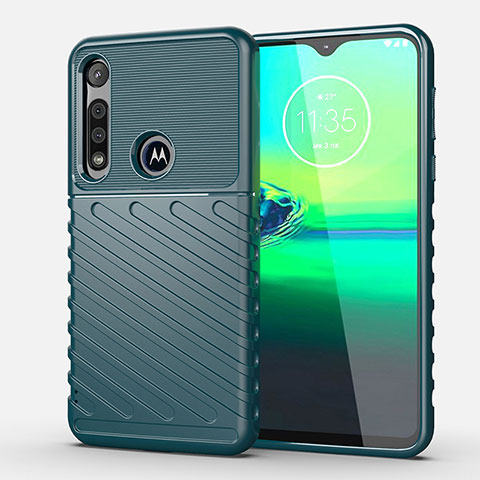 Funda Silicona Carcasa Goma Twill S01 para Motorola Moto G8 Play Verde