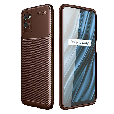 Funda Silicona Carcasa Goma Twill S01 para Realme V11s 5G Marron