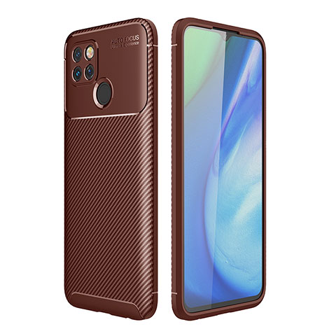 Funda Silicona Carcasa Goma Twill S01 para Realme V3 5G Marron