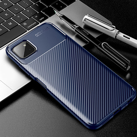 Funda Silicona Carcasa Goma Twill S01 para Samsung Galaxy A22 5G Azul