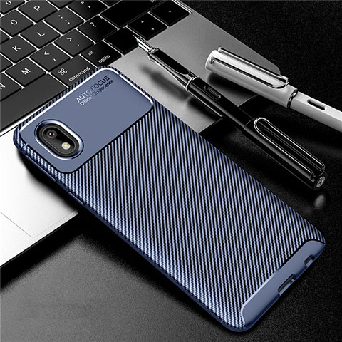 Funda Silicona Carcasa Goma Twill S01 para Samsung Galaxy M01 Core Azul