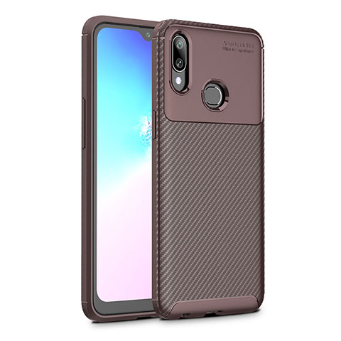 Funda Silicona Carcasa Goma Twill S01 para Samsung Galaxy M01s Marron