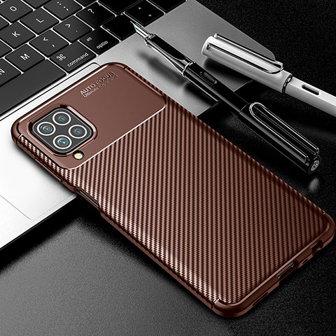 Funda Silicona Carcasa Goma Twill S01 para Samsung Galaxy M32 4G Marron