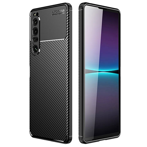 Funda Silicona Carcasa Goma Twill S01 para Sony Xperia 1 IV Negro