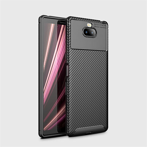 Funda Silicona Carcasa Goma Twill S01 para Sony Xperia XA3 Negro